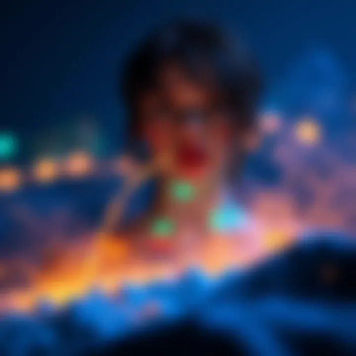 Creative DIY Projects with Luminous Pigments Artistic representation of luminous pigments used in creative DIY projects