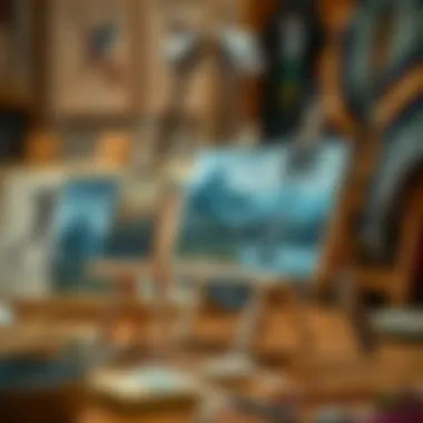 Comparison of materials for easels and canvases