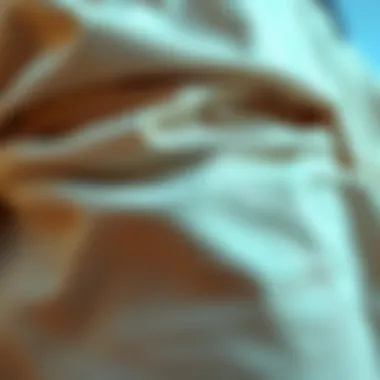 Close-up of high-quality fabric used in beach short sets demonstrating comfort