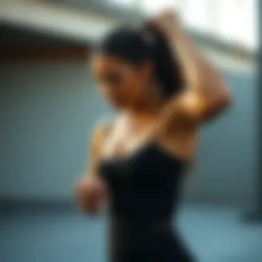 Neoprene Shapewear's Role in Fitness Illustrating the connection between neoprene shapewear and fitness activities