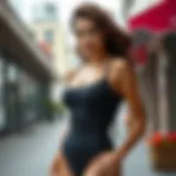 Showcasing the flexibility and comfort of neoprene fabric in shapewear