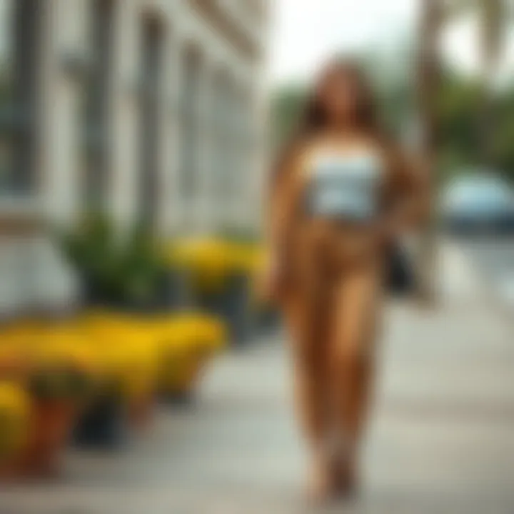 Relaxed Day Outfit with Ankle Pants Comfortable plus size ankle pants outfit ideal for a relaxed day out