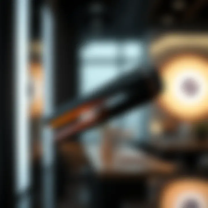 Innovative Design of Portable Hair Straighteners Portable hair straightener design showcasing sleek and compact features