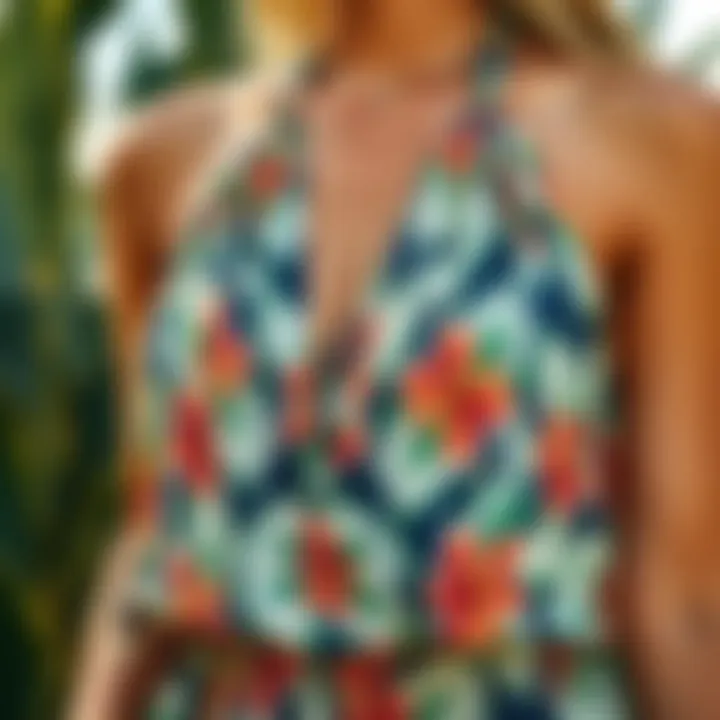 Sustainable fabrics for spring halter dresses