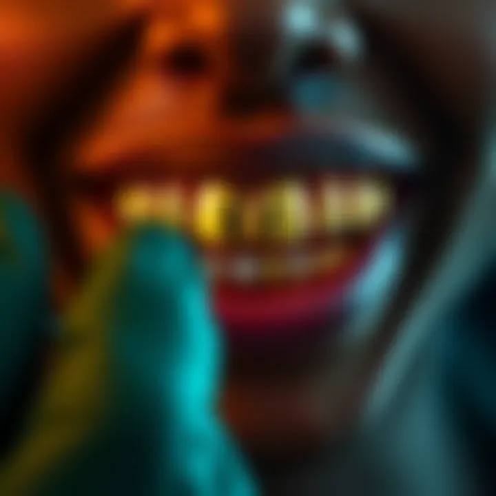 Artistry and Innovation in 18k Gold Teeth Artistry behind custom 18k gold dental pieces