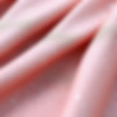 Close-up of unique fabric textures used in 60s disco fashion