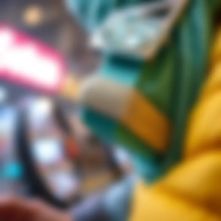 Creative application of diamond bling wrap on an accessory