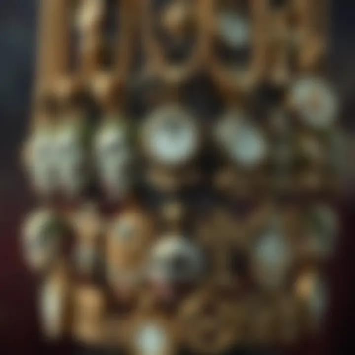 Historical collage representing the evolution of joker symbolism