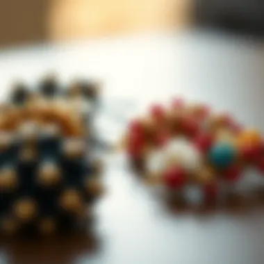 Material Diversity: The Art of Spring Barrettes Collection of spring barrettes made from diverse materials