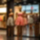 Elegant Striped Paperbag Shorts Display Elegant showcase of striped paperbag shorts in a stylish outfit