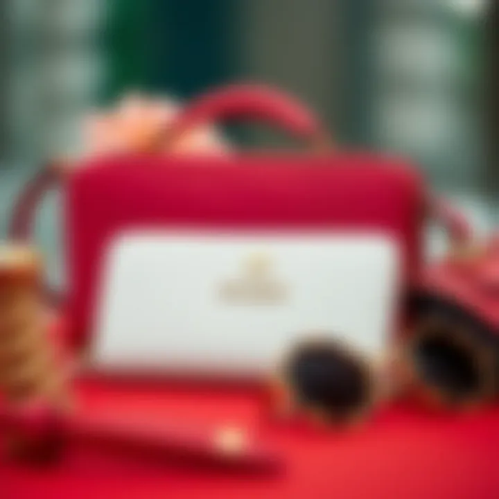 Stylish arrangement of the Kate Spade Checkbook Cover with other fashion accessories