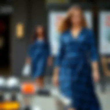 Styling Options for Blue Plaid Dresses