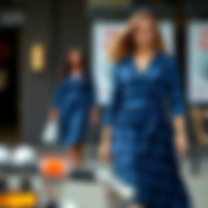 Styling Options for Blue Plaid Dresses