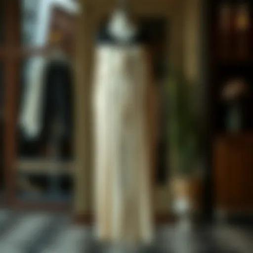 Elegant French trousers displayed on a mannequin