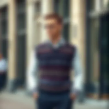 Timeless vs. Trendy: Styling Sweater Vests Classic and modern styling of sweater vests