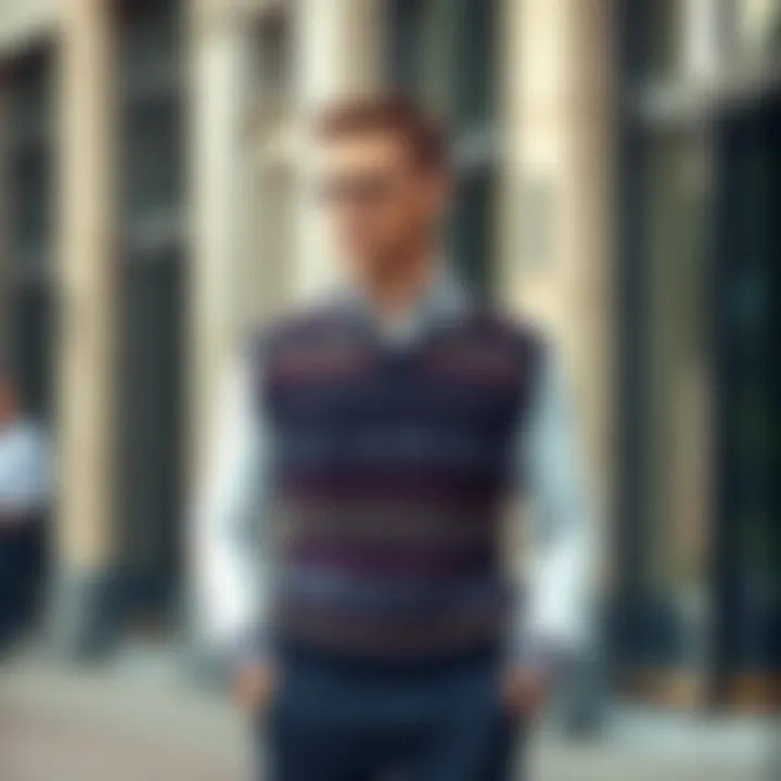 Timeless vs. Trendy: Styling Sweater Vests Classic and modern styling of sweater vests