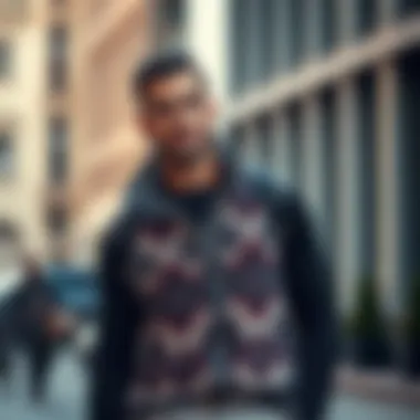 Contemporary Urban Style with a Sweater Vest Stylish spring sweater vest in a modern urban setting