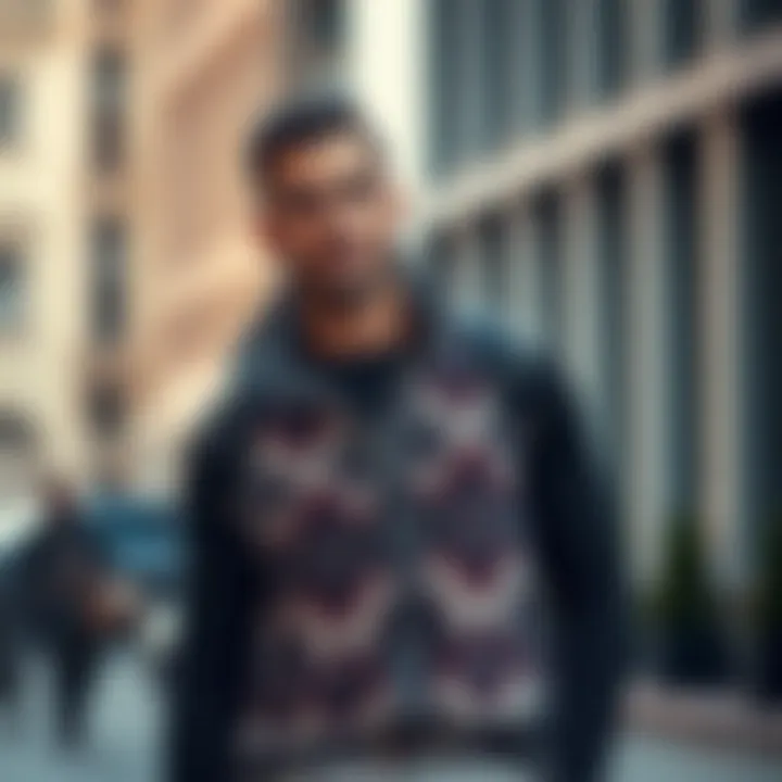 Contemporary Urban Style with a Sweater Vest Stylish spring sweater vest in a modern urban setting