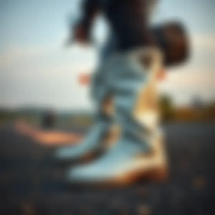 Stylish motorcycle boot covers designed for aesthetic appeal