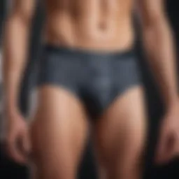 A stylish collection of abdominal compression underwear displayed elegantly.