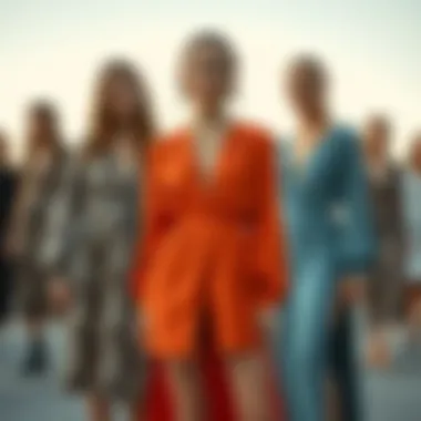 Diverse styling options for split sleeve dresses