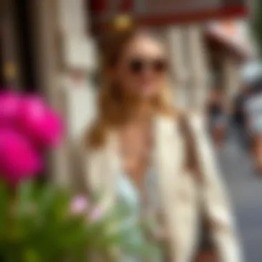 Diverse styling options for blazers in summer