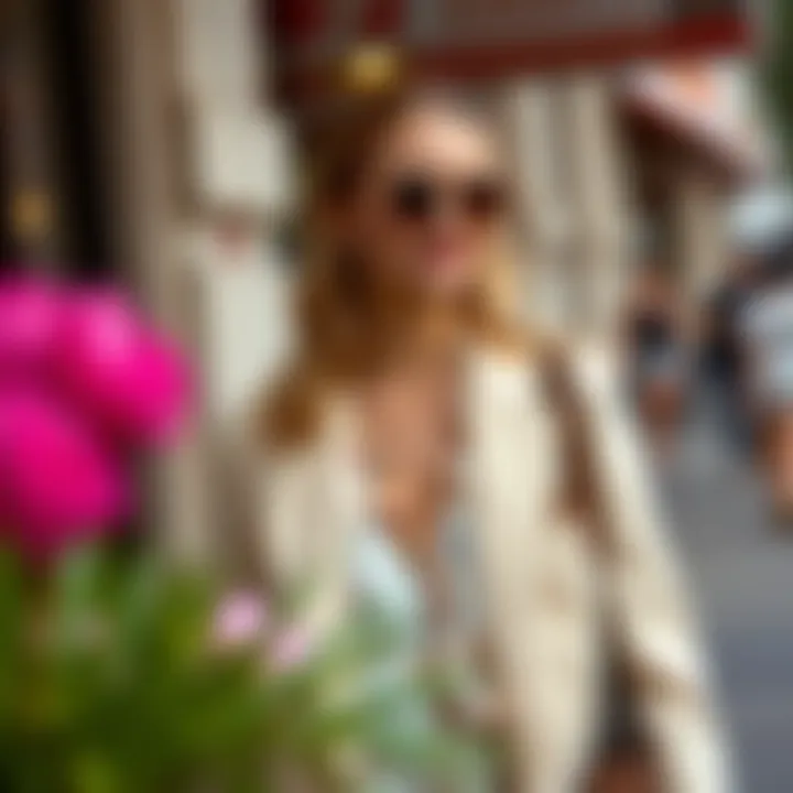 Diverse styling options for blazers in summer