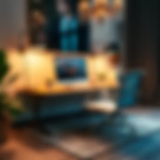 Elegance in Workspace: Under Desk Rug Protector Elegant under desk rug protector enhancing workspace elegance