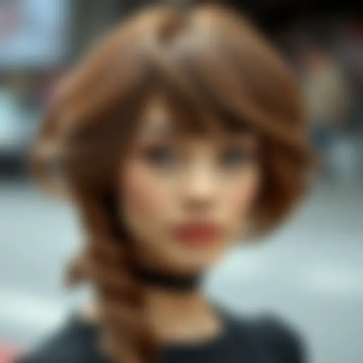 Versatile Hairstyles for Brown Wigs Styled brown wig with various hairstyles