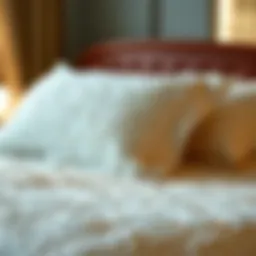 Elegant quilted fitted sheet showcasing intricate patterns