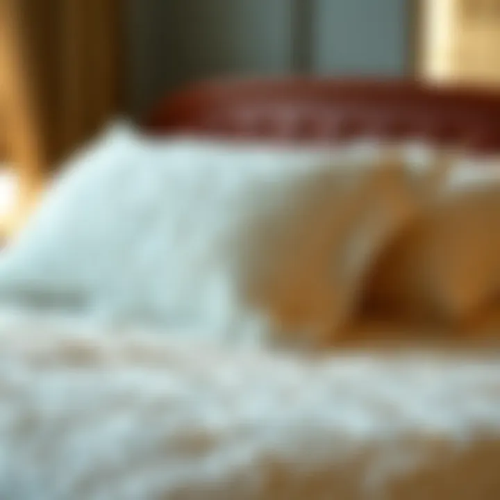 Elegant quilted fitted sheet showcasing intricate patterns