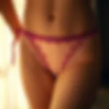 V cut thong showcasing elegant design