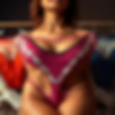 V cut thongs in various colors and styles