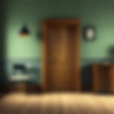 A variety of vinyl wallpaper textures for doors