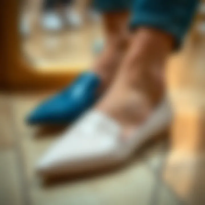 Comfort Features of Sleek Pointed Flats Sleek design showcasing comfort features of pointed flats