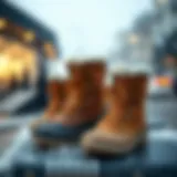 Stylish winter footwear showcasing various designs
