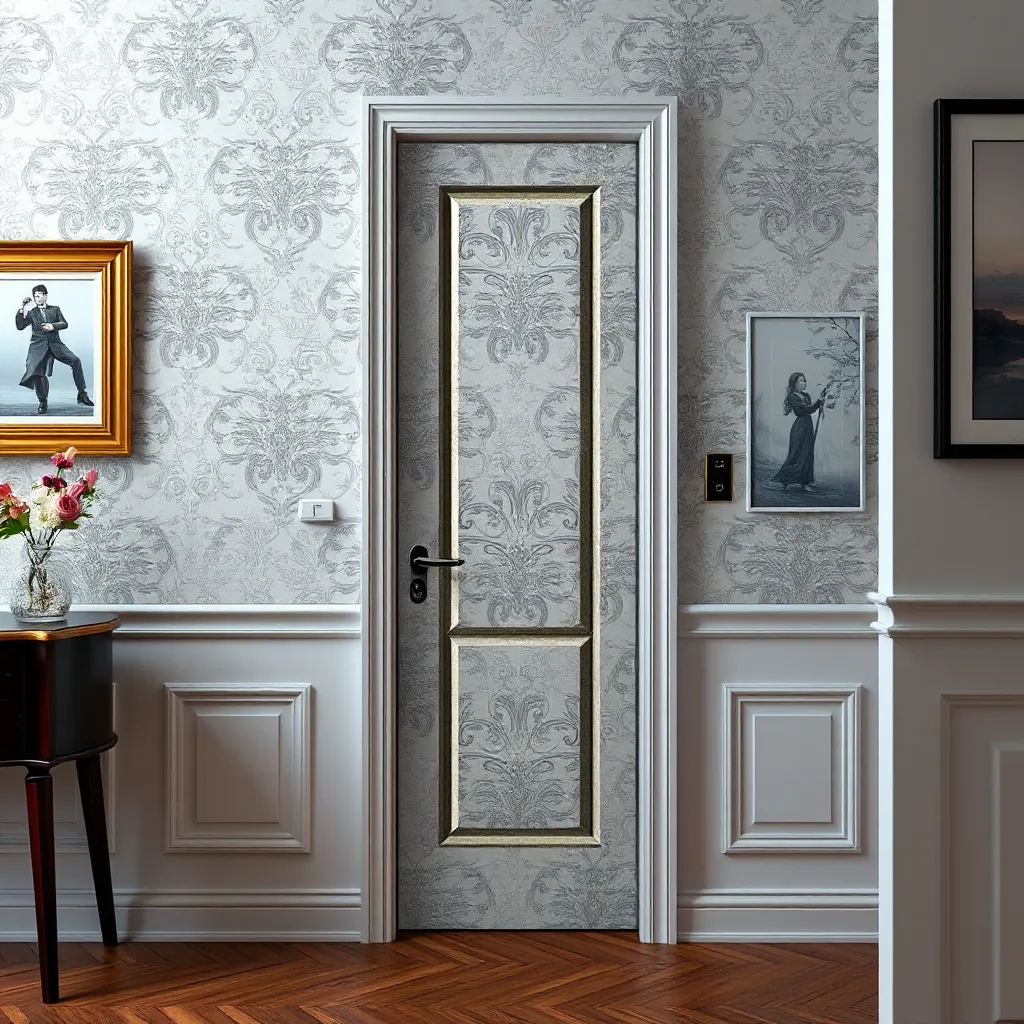 Transform Your Doors with Vinyl Adhesive Wallpaper